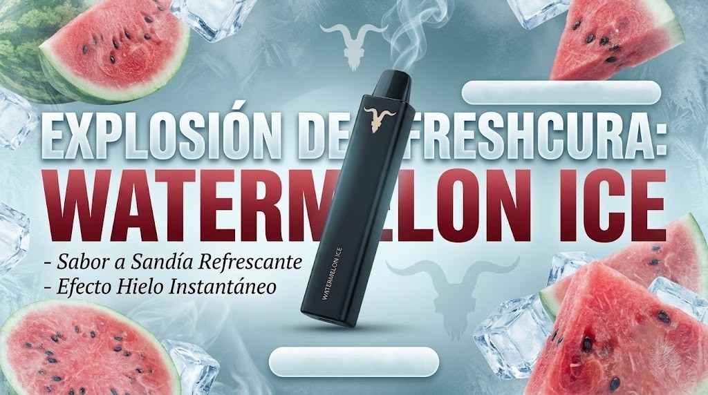 Banner Vaporizador Desechable IGNITE V Nano 1500 Puffs Watermelon Ice 1