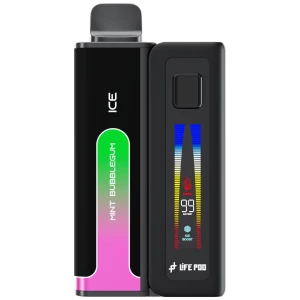 Vaporizador Life Pod Eco III Kit Mint Bubblegum 20000 Puffs