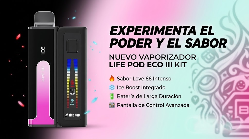Vaporizador Life Pod Eco III Love 66