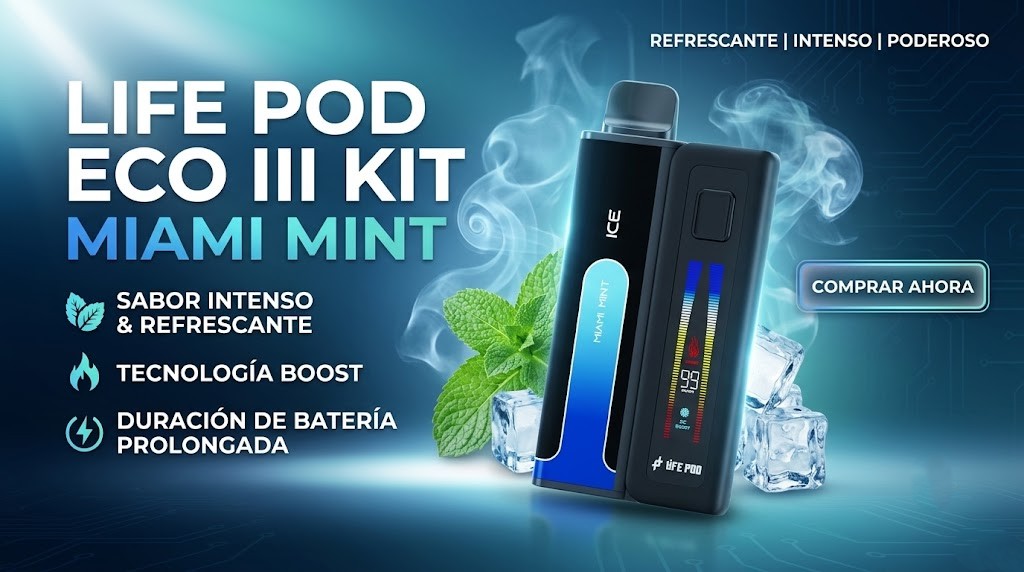 Vaporizador Life Pod Eco III Miami Mint