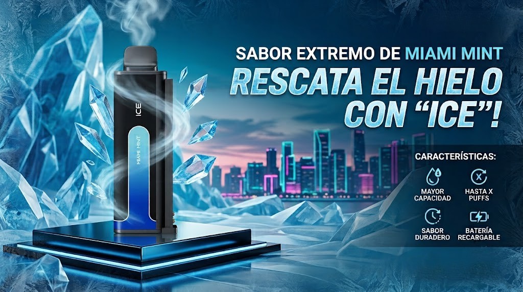 Cartucho De Recarga Life Pod Eco III Miami Mint 20000 Puffs 1 Banner Cartucho De Recarga Life Pod Eco III miami mint