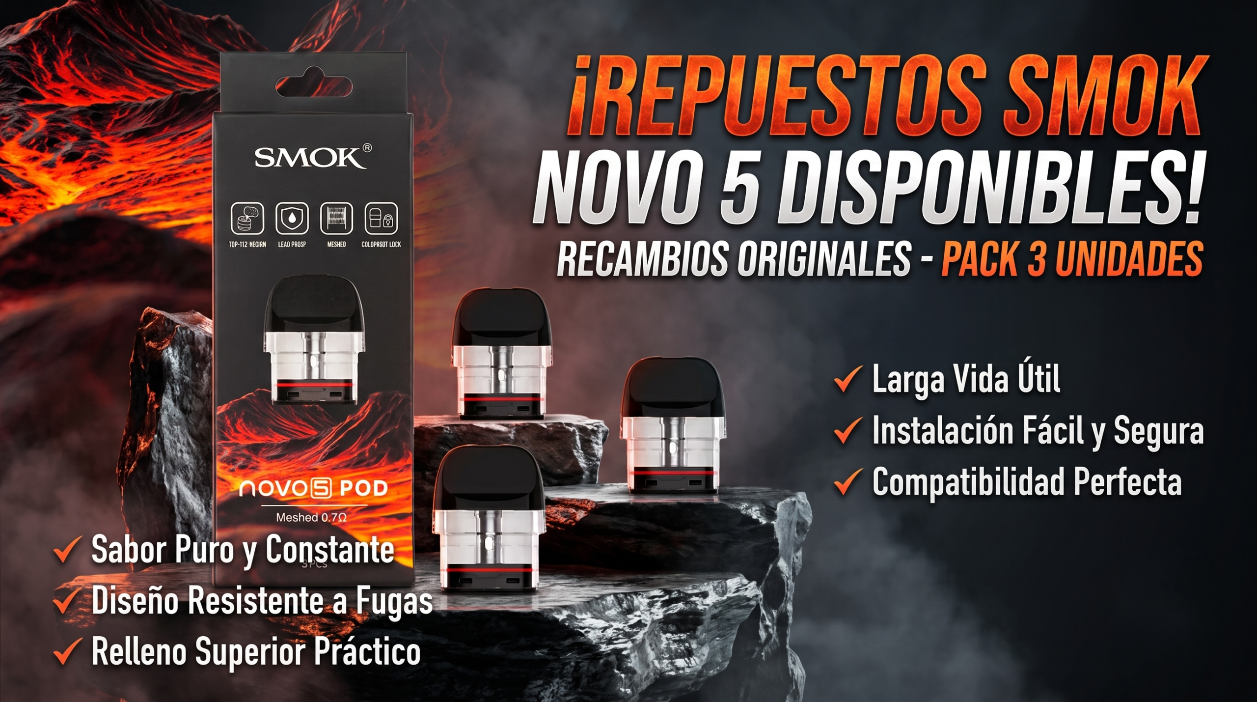 Resistencias Smok Novo 5 Pod 1 Resistencias bannar novo 5 scaled