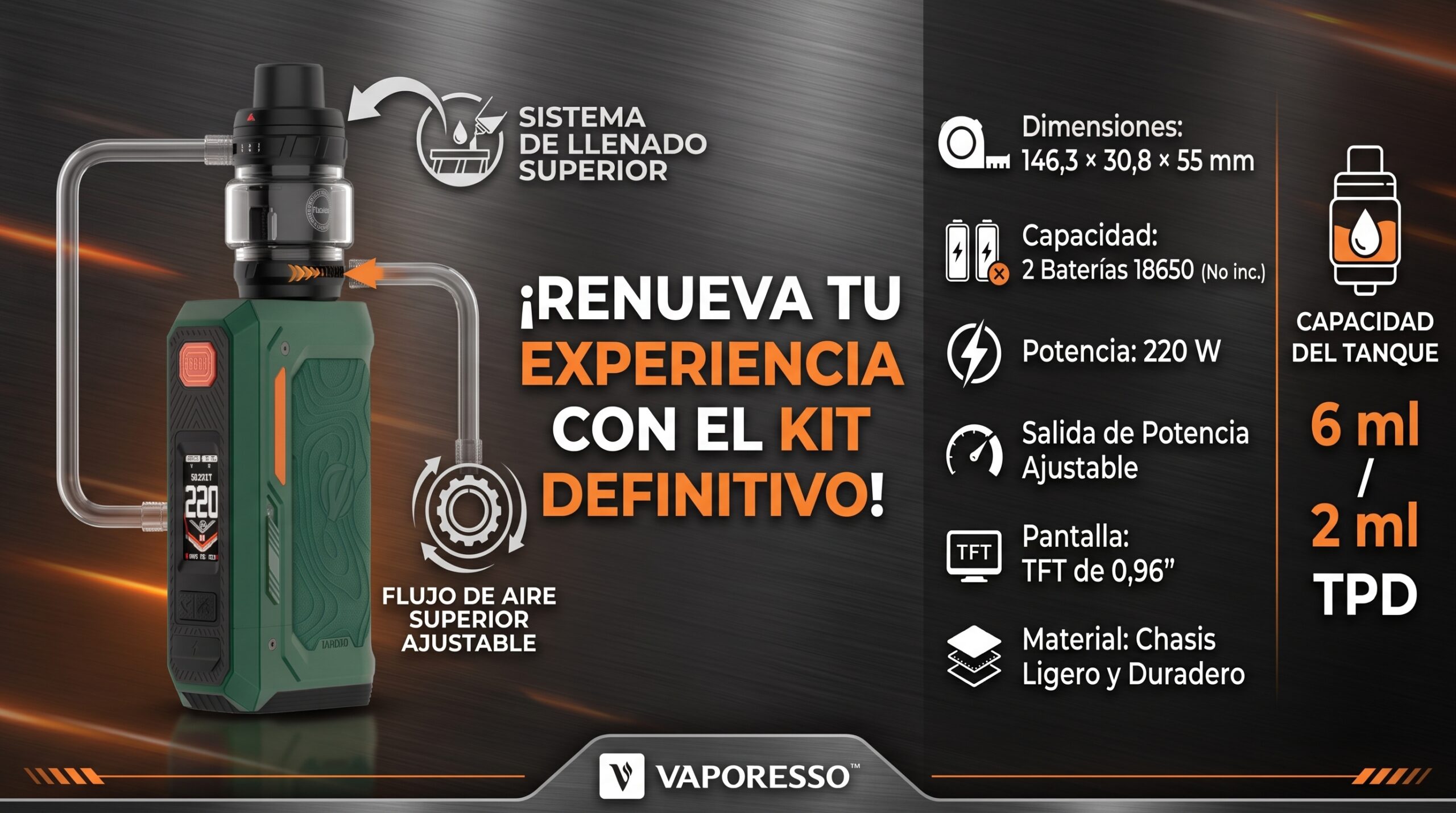 Vaporesso ARMOUR OCTA Kit 2 Banner Armour octa 2 scaled
