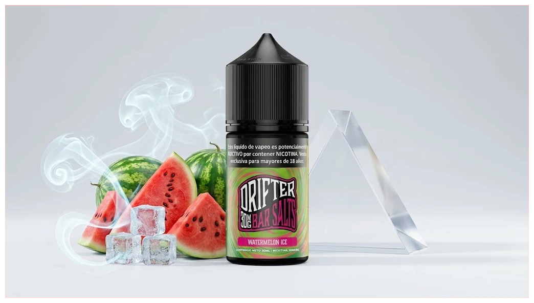 Liquido Drifter Bar Juice Watermelon Ice Salt 30ml 1 Banner Drifter salt watermelon ice