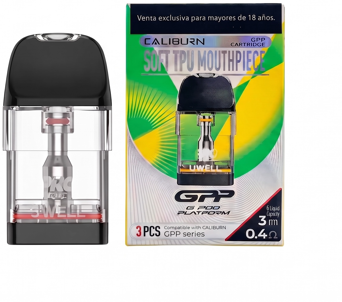 Resistencias Uwell CALIBURN GPP 5 Resistencias Uwell CALIBURN GPP