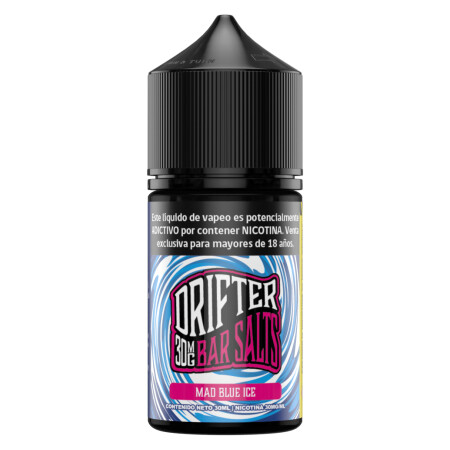 Encuentra las mejores marcas de E liquids 1 Liquido Drifter Bar Juice Mad Blue Ice Salt 30ml