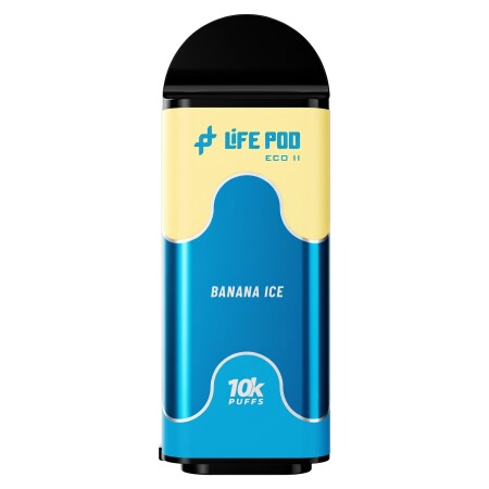 Cartucho De Recarga Life Pod 10000 Puffs Banana Ice