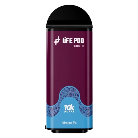 Cartucho De Recarga Life Pod Eco II 10000 Puffs Blackberry Ice