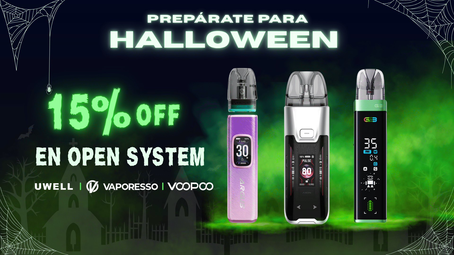 Banner Halloween Tigo Vape - 1